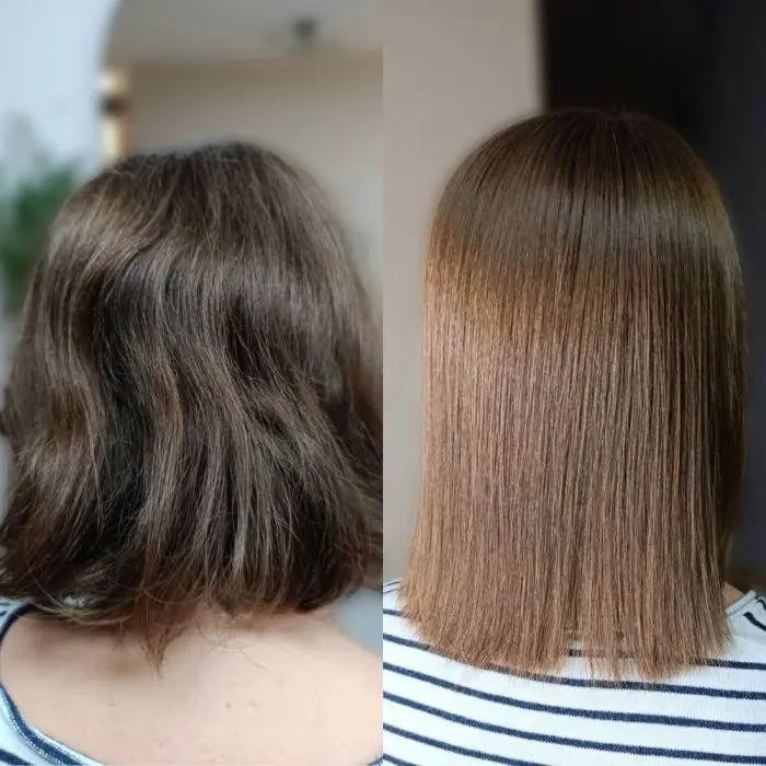 Nanoplastia włosów - realizacja